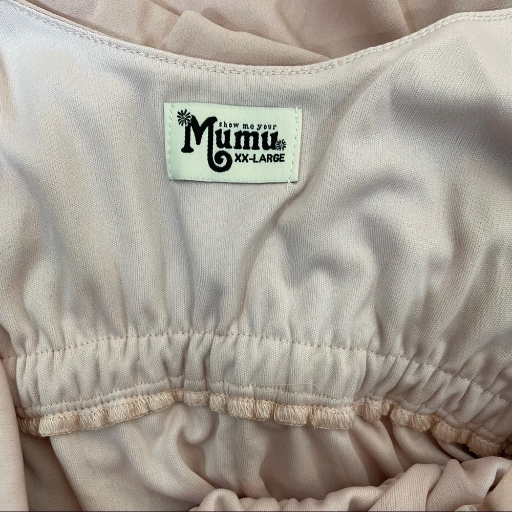 NWOT Show Me Your Mumu Caitlin Ruffle Maxi Dress - Picture 4 of 8